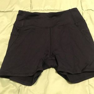 Black spandex shorts